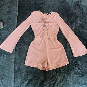 Nude with sparkles sown in bodysuit for sale